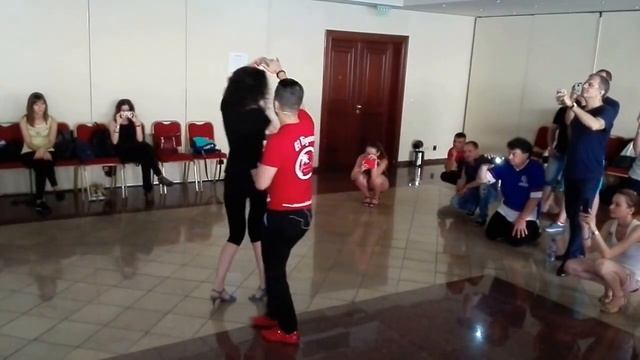 DJ Tiguere & Ina - Sofia, 13.06.2015 - Bachata workshop смотреть онлайн
