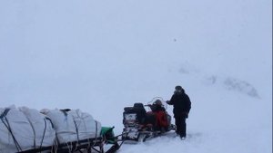 Снегоход Frontier 1000 на гонке Берингия-2022