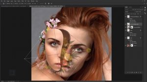 Photoshop Tutorial - How to Create FLORAL PORTRAITS