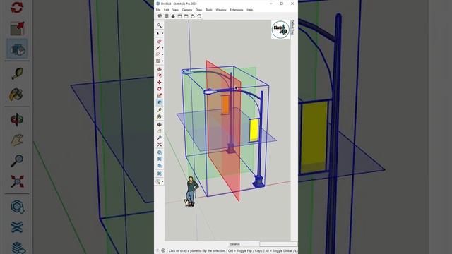 SketchUp 2023 Flip tool #sketchuphindi