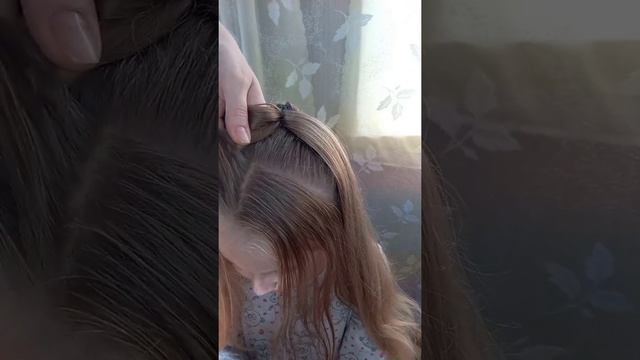 ☆Быстрая и красивая причёска?#прическинадлинныеволосы #причёскидлядевочек