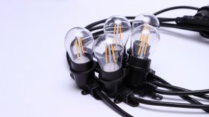 E27 Copper Round Cable patio Festoon Lights in 2023