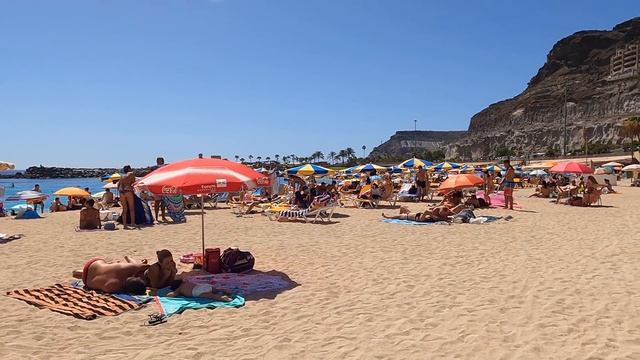 Gran Canaria Playa de Amadores Beach Life July 2021 | We❤️Canarias