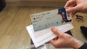 Пришел билет на ФИФА Чемпиона мира по футболу 2018 (ticket for FIFA World CUP 2018)