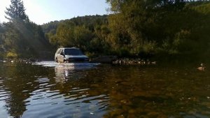 Дорога на Айгирские скалы. Опель Фронтера. Зубы Шурале. Айгир.