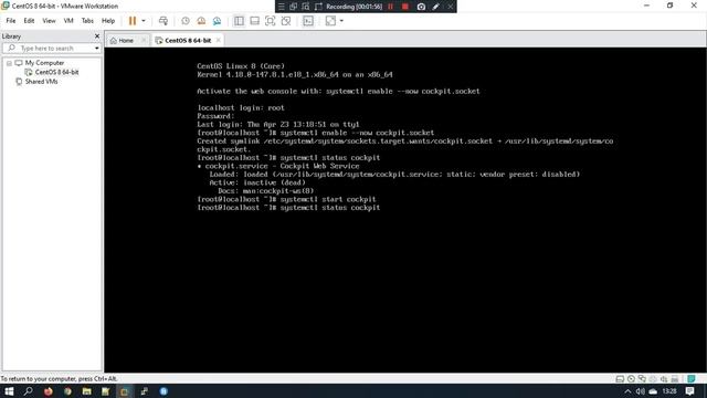 install cockpit Centos 8 смотреть онлайн
