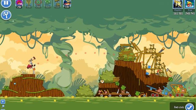 Angry Birds Friends Level 6 PC Tournament 646 Highscore POWER-UP walkthrough #AngryBirdsFriends смотреть онлайн