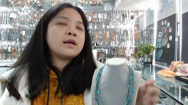 20231227-04 Natural turquoise and Princess spiny oyster with Aventurine purple  Rhodonite pendant