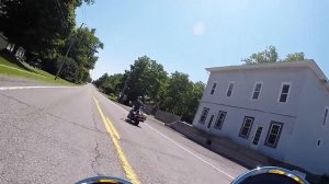 Motorcycle ride in upstate New York 1994 Honda Magna 750 GoPro