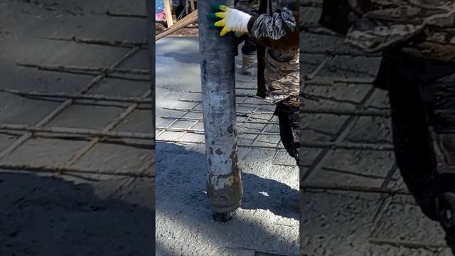Фундамент монолитная плита за 56 секунд