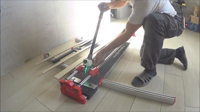 Обзор плиткореза DIAM на двух направляющих. смотреть онлайн