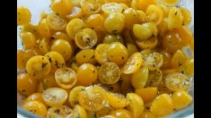 Желтые помидоры дольками на зиму