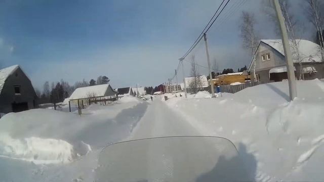 Прокатился на Буране по поселку смотреть онлайн