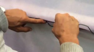 Крепление плёнки профилем зигзаг