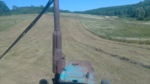 Сгребаем сено в валки на Юмз 6 немного мысли о коробке