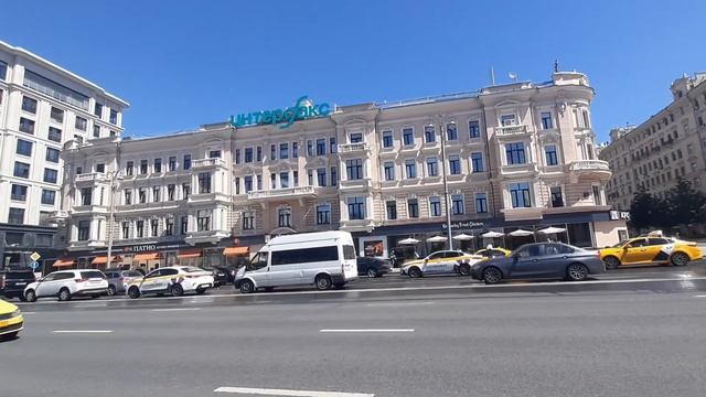 Прогулки по Москве. Дом Хомяковых на Триумфальной площади. Дом 1930х годов