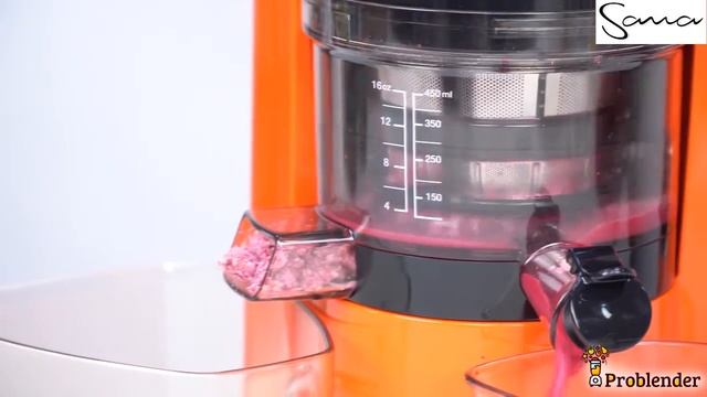 Гранатовый сок на соковыжималке Sana 808. Тест на КПД смотреть онлайн