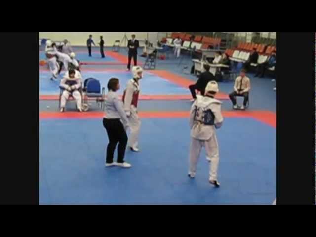 Taekwondo WTF. Первенство Москвы. 16.02.2013 Данилин-Кретов