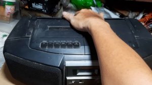 Restoring an old Panasonic CD radio cassette player model RX-DS5 part 1.