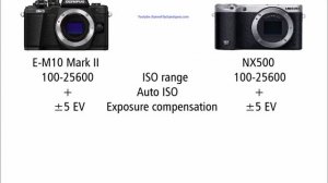 OLYMPUS OM-D E-M10 Mark II vs Samsung NX500