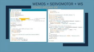 Wemos Mini D1 + Websocket + Servomotor