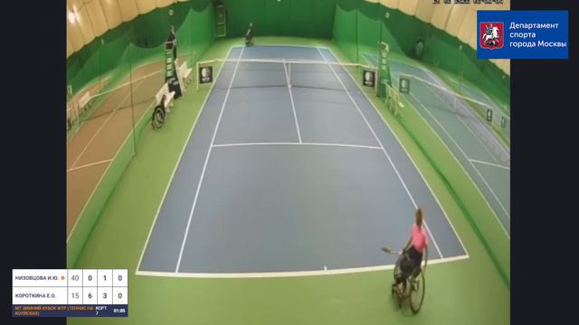 Всероссийские соревнования «Зимний Кубок ФТР», Корт 7 смотреть онлайн