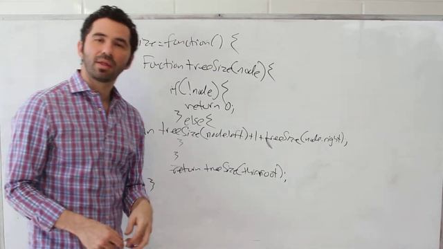 Recursion - Finding size of Binary tree смотреть онлайн