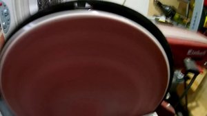 Стойка для болгарки с протяжкой. Проще не придумаешь. Из доски и завес.