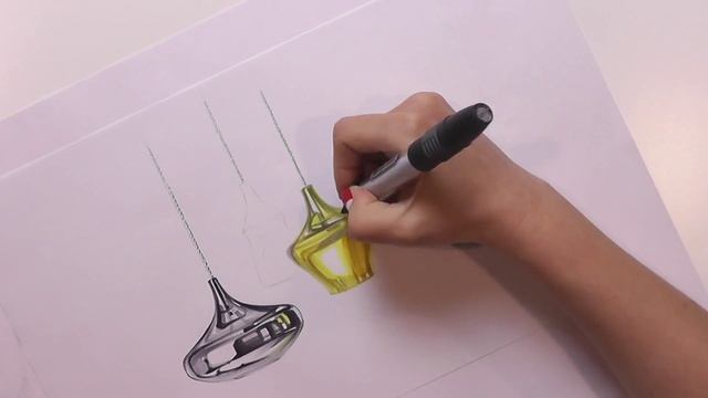 Интерьерный скетчинг: рисуем стеклянные люстры.