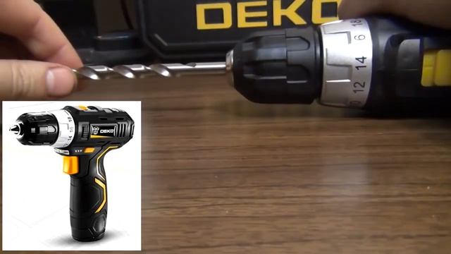 Бесщёточный шуруповёрт DEKO 20v смотреть онлайн