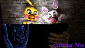 мангл и той чика смотрят фнаф 5!!!!!!!!!  аниматроники боятся фнаф 5!!!!!!!!!!!!!!!!!!!!!!!!!!