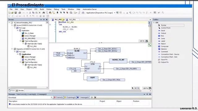 Variables de Red (Network Variables)-- PLC Virtual --Codesys Control