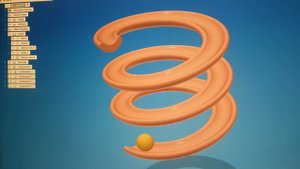 FUSION 360 - шар в лотке (движение по траектории)