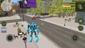 Car Robot Transformer Simulator - Open Futuristic City World - Android Gameplay