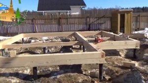 Обвязка из бруса 150х150 мм