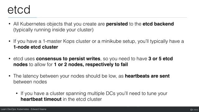 Distributed reliable key-value store or ETCD in Kubernetes | Kubernetes Tutorial