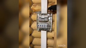 Меняем электрощит и автоматику в деревянной бане.