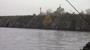 Судак на самодур . Плотва, Карась. ур. Вырва . г. Запорожье 30Окт 22 г.