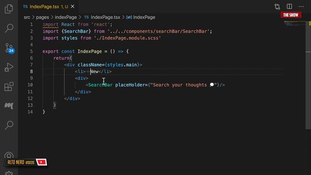 Building React Components With React Typescript & Adding React Router | ReactJs & Scala Project |HD