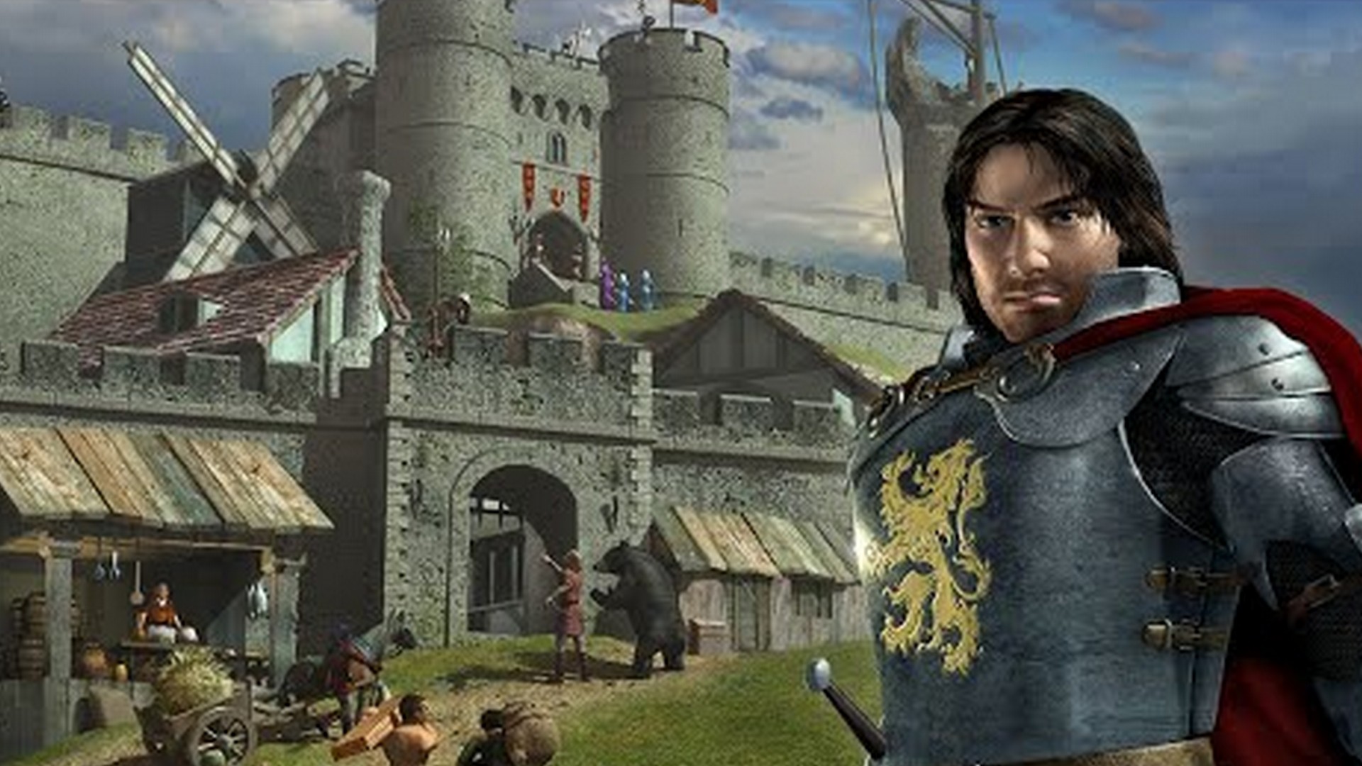 Красивый город в мирное время. Stronghold 2 #1.mp4