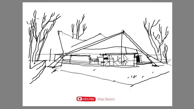 Ep.11 Building Drawing. Marker Brush : Freehand Sketching. #SketchApp #Architecture #RMUTI смотреть онлайн