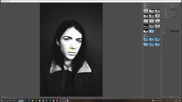 Create color halftone portrait | Adobe Photoshop tutorial смотреть онлайн