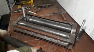 Самодельный вальцовочный станок. Часть 3