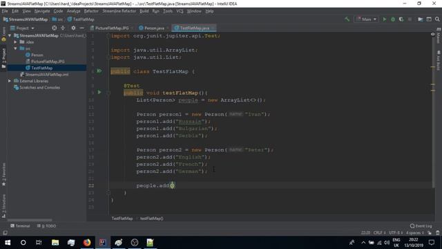 STREAMS JAVA flatMap смотреть онлайн
