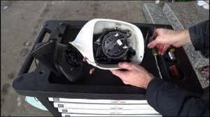 Ремонт правого наружного зеркала на АУДИ Q7 2008 AUDI Q7 3,0 дизель 1часть