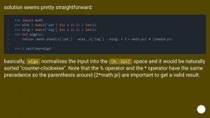 How can I sort a coordinate list for a rectangle counterclockwise?