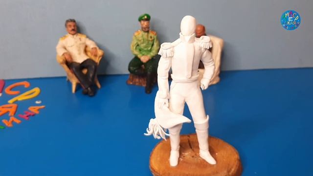 Лепка. Император Александр I. Полимерная глина.