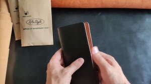 Женский кошелек из натуральной кожи. Ручная работа / Women's wallet made of genuine leather