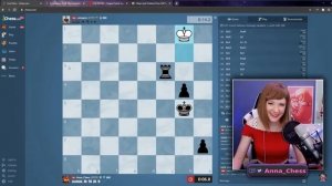Chess Master Anna Rudolf "STALEMATES with 2 QUEENS"!!!