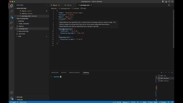 Turn Web App (React) into a Desktop App with Electron смотреть онлайн